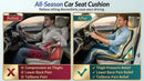 All-Season Car Seat Cushion for Comfortable & Safe Driving Breathable Seat Cushion for Car with Ventilated Channel & Mesh Cover Memory Foam for Sciatica Tailbone & Back Pain Relief Anti-Slip-6