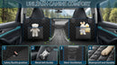 Back Seat Extender for Dogs - Large Space Waterproof Dog Car Seat Cover for Back Seat with Hard Bottom Holds 420lbs 600D Heavy-Duty Upgraded Material Dog Hammock for Car-2