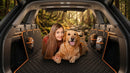 Back Seat Extender for Dogs - Large Space Waterproof Dog Car Seat Cover for Back Seat with Hard Bottom Holds 420lbs 600D Heavy-Duty Upgraded Material Dog Hammock for Car-1