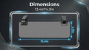 Sun Visor Extender for Cars Polarized Sun Visor Extender Universal Sun Blocker UV400 Adjustable Visor Extension for Car Visor Double-Clip Anti Glare Stray Light-2
