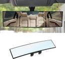 Car Rearview Mirrors, Shock Resistant Interior Clip-on Panoramic Rear View Mirror for Car, Wide Viewing Range, 12 inch HD Universal Use for Cars, SUVs, Trucks, Vehicles (White)-1