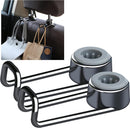 Car Purse Hook,Purse Holder for Car, Purse Hook for Car,Multi-Functional Hidden Hooks,Headrest Hooks for Car,Car Storage Hooks Saygoodbye to The Messy Space,Boutique Deep Gun Color-1