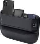 Universal Fit Car Gap Filler, Premium Leather Car Seat Gap Filler Organizer, Car Organizer Car Accessories for Women Men, Car Essentials for Car SUV Truck (Black, 1 Pack)-1