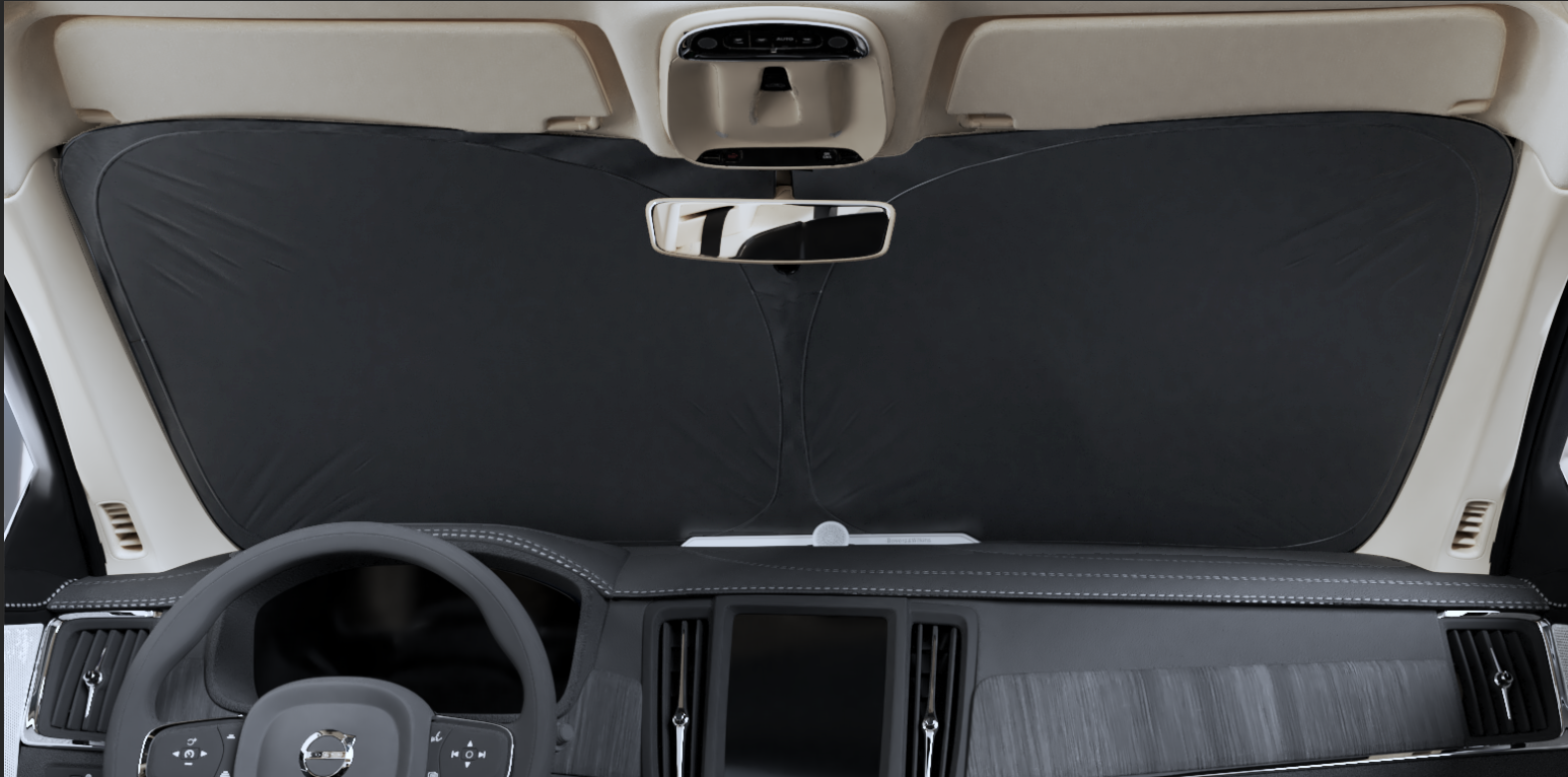 Parasole Pieghevole AutoTech Park Per Toyota Crown 2023-2024, Ombreggiante Su Misura Per Parabrezza