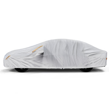 Waterproof All Weather Car Cover compatible with 2002-2018 Infiniti QX70, Heavy Duty Outdoor/Indoor Protection, Max Protection from Sun Rain Wind & Snow - 0