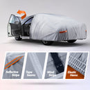 Waterproof All Weather Car Cover compatible with 2000-2024 Volvo S60, Heavy Duty Outdoor/Indoor Protection, Max Protection from Sun Rain Wind & Snow-4