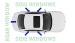 Autotech Park Precut Window Tinting Film for 2011-2019 Ford Fiesta Sedan