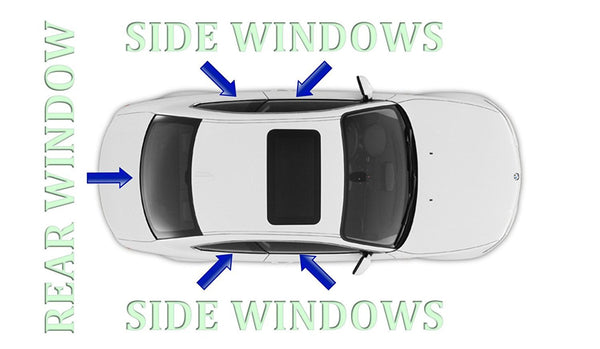 Autotech Park Precut Window Tinting Film for 2008-2013 Infiniti EX35 and EX37 SUV