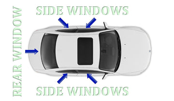 Autotech Park Precut Window Tinting Film for 2009-2017 Volkswagen Tiguan SUV