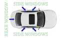 Autotech Park Precut Window Tinting Film for 2015-2019 Subaru Outback Wagon-2