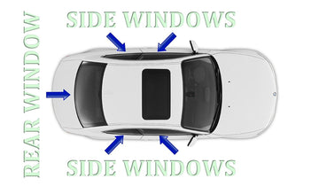 Autotech Park Precut Window Tinting Film for 2015-2018 Volkswagen GTI 2 Door Hatchback